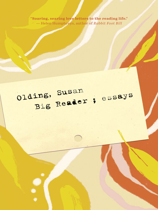 Title details for Big Reader by Susan Olding - Available